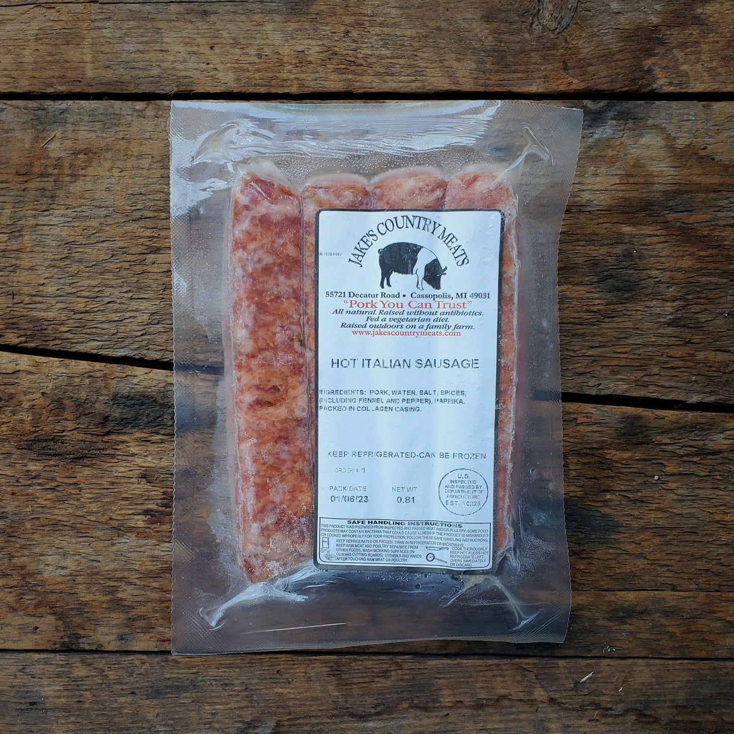Hot Italian Links - 12 oz