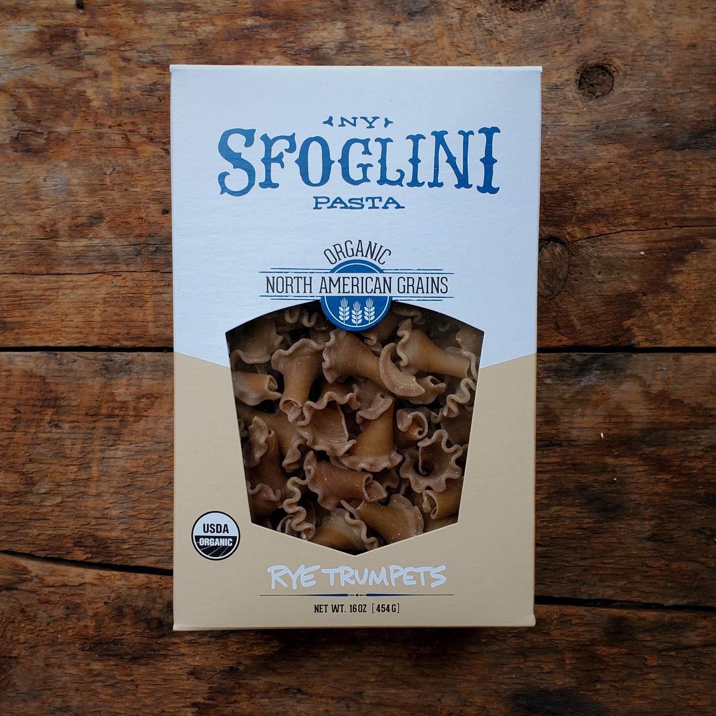 Organic Rye Trumpet Pasta - 16 oz