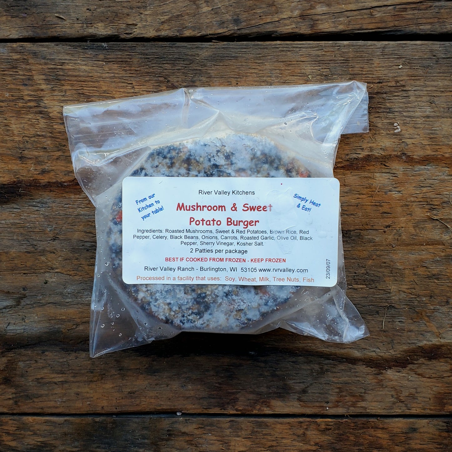 Mushroom & Sweet Potato Burger (2 Pack)