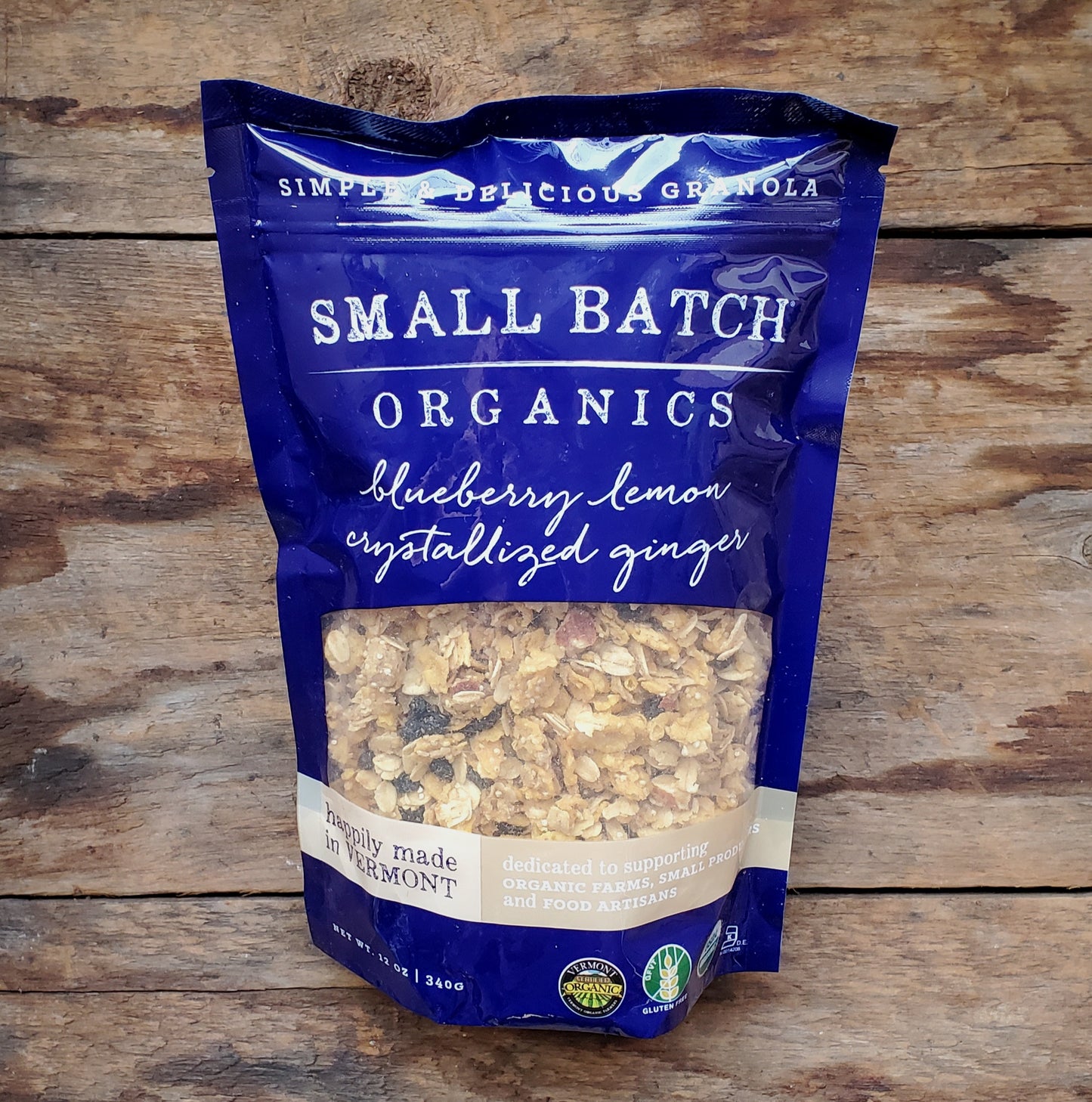 Blueberry Lemon Crystalized Ginger Granola - 12 oz