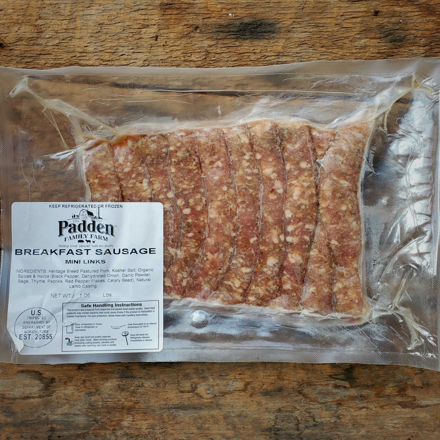Breakfast Links - Padden Farms 1 lb