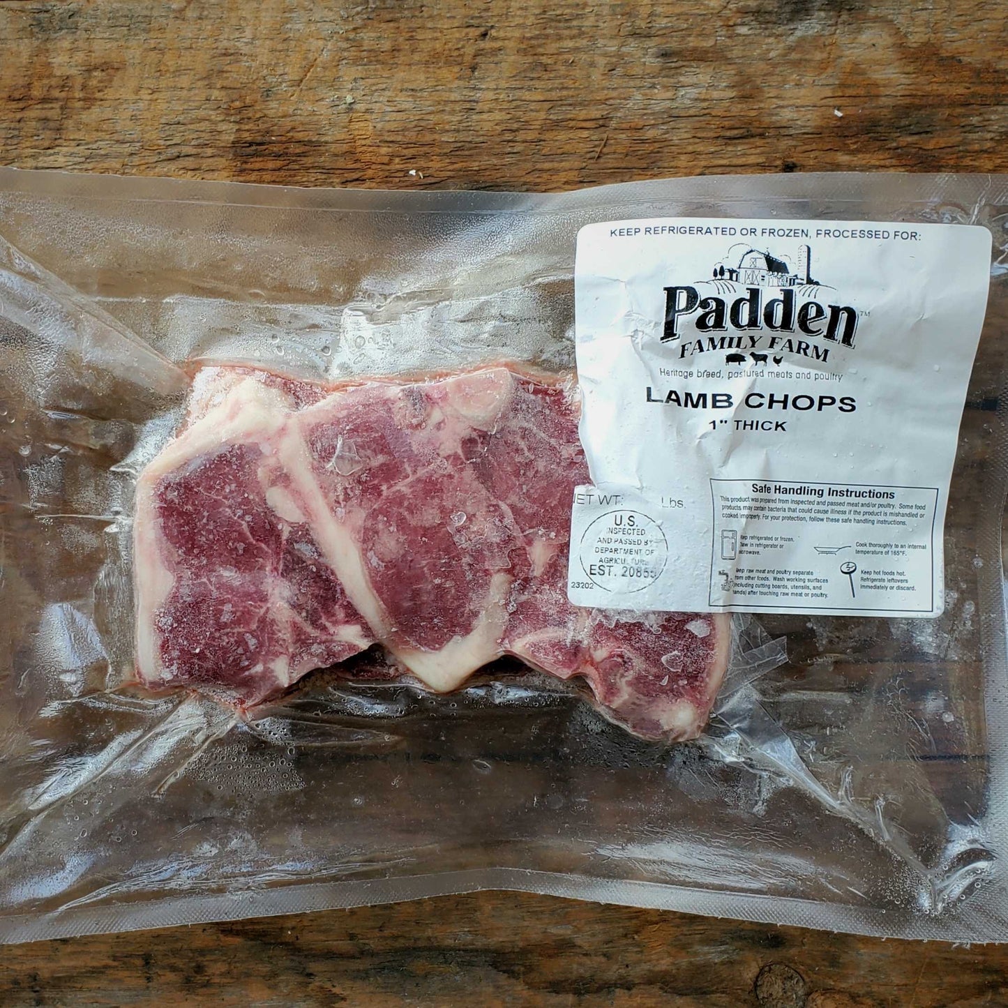 Padden Farms Lamb Chops