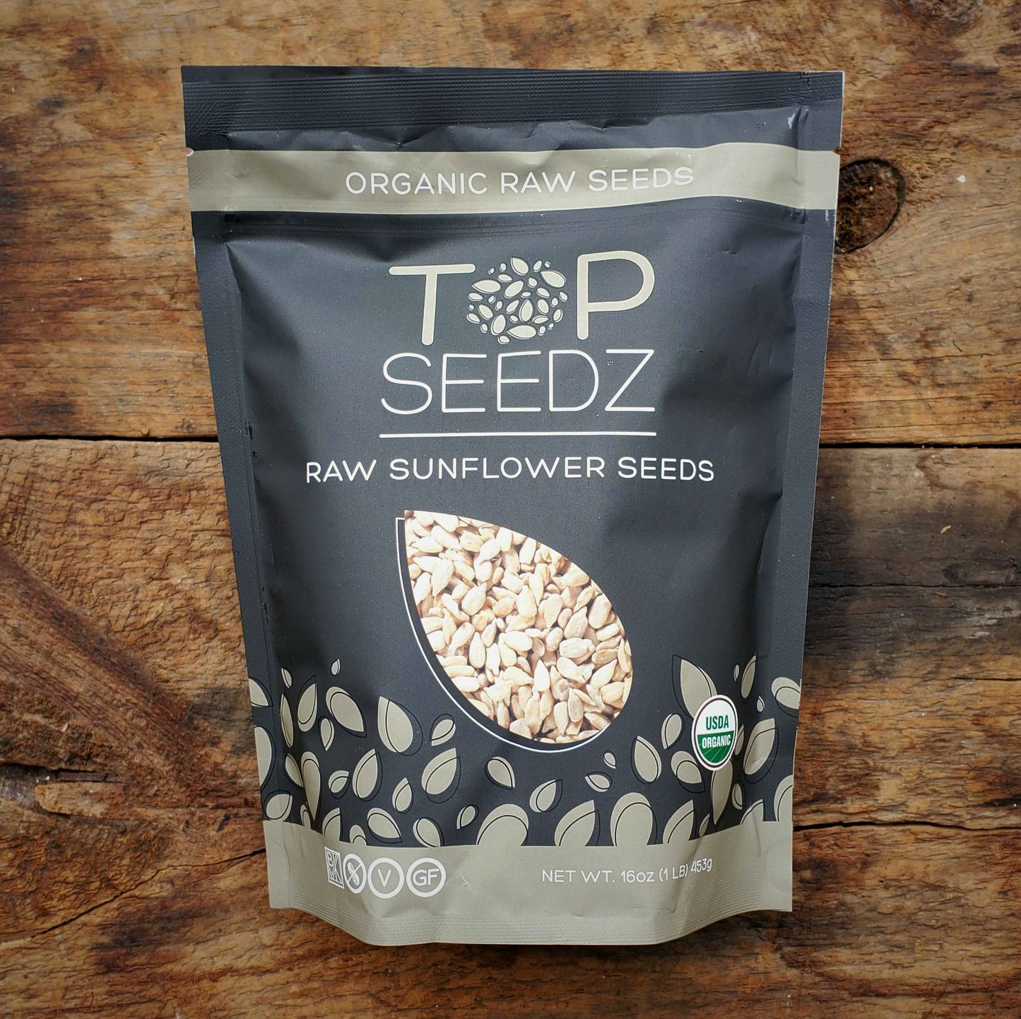 Raw Organic Sunflower Seeds - 1 lb