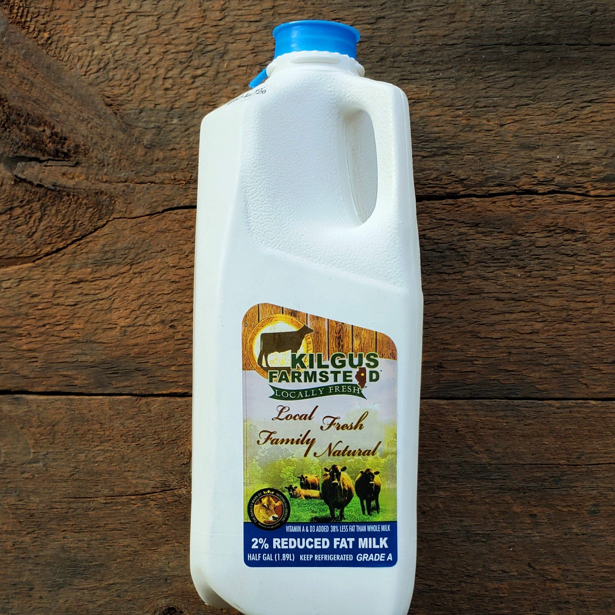 2 Litre Whole Milk Poly Bottle, Fresh Milk, Local Milk Delivery