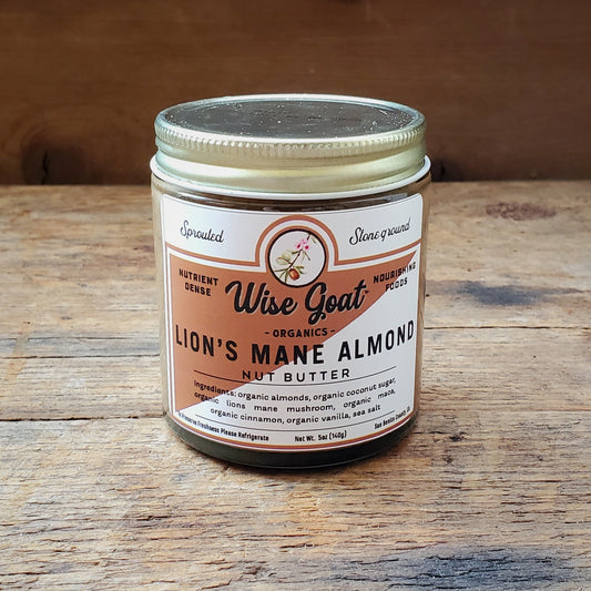 Lion's Mane Almond Butter -5 oz