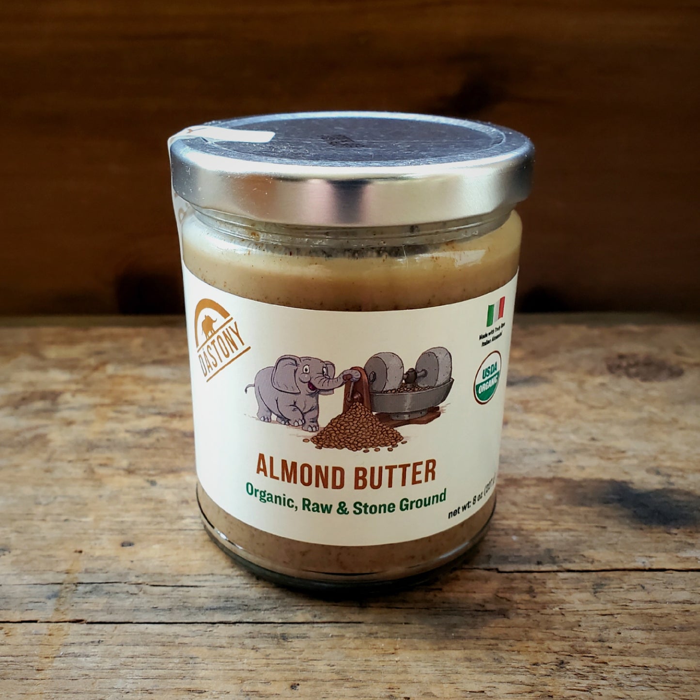 Organic Raw Sprouted Almond Butter - 8 oz