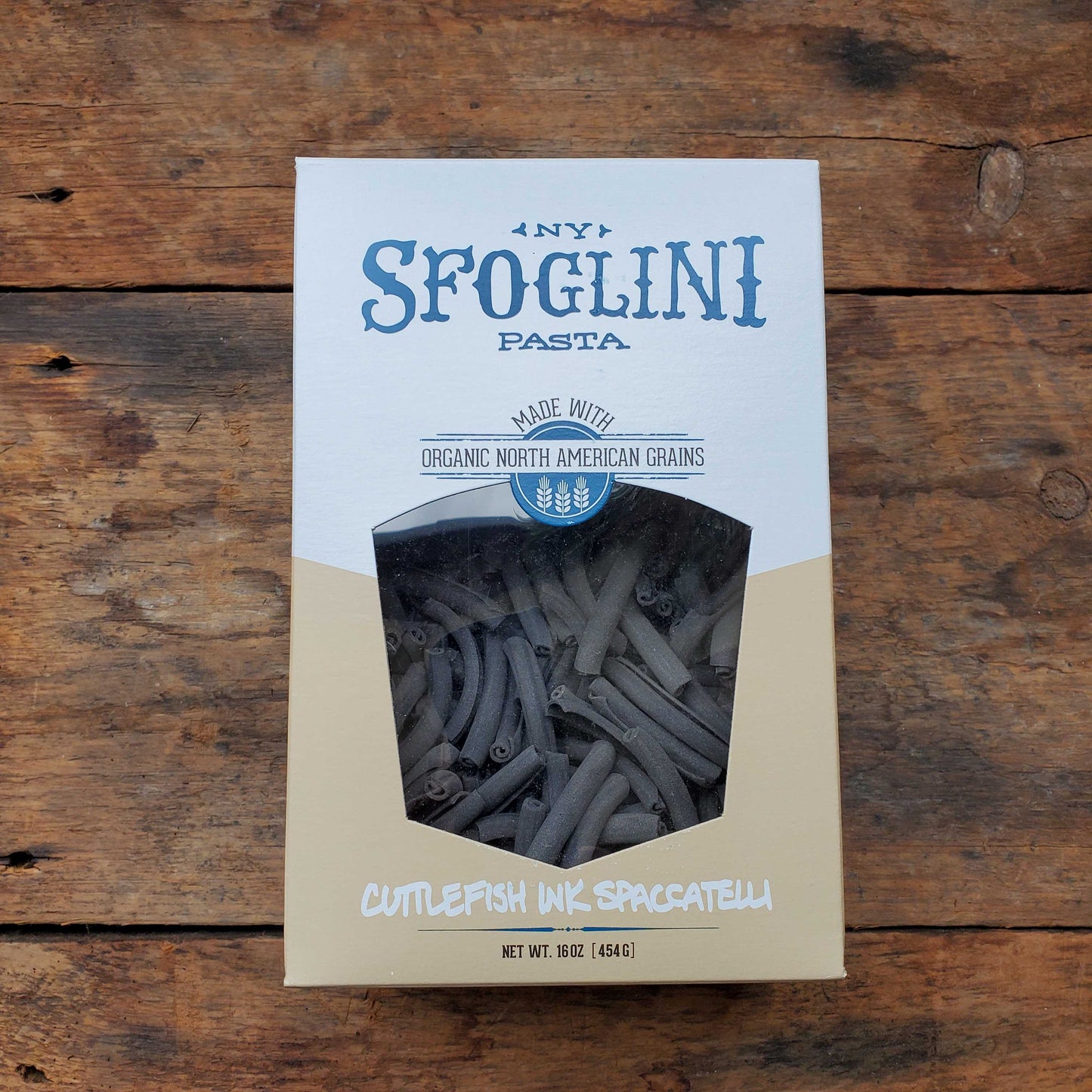 Organic Cuttlefish Ink Spaccatelli Pasta - 16 oz