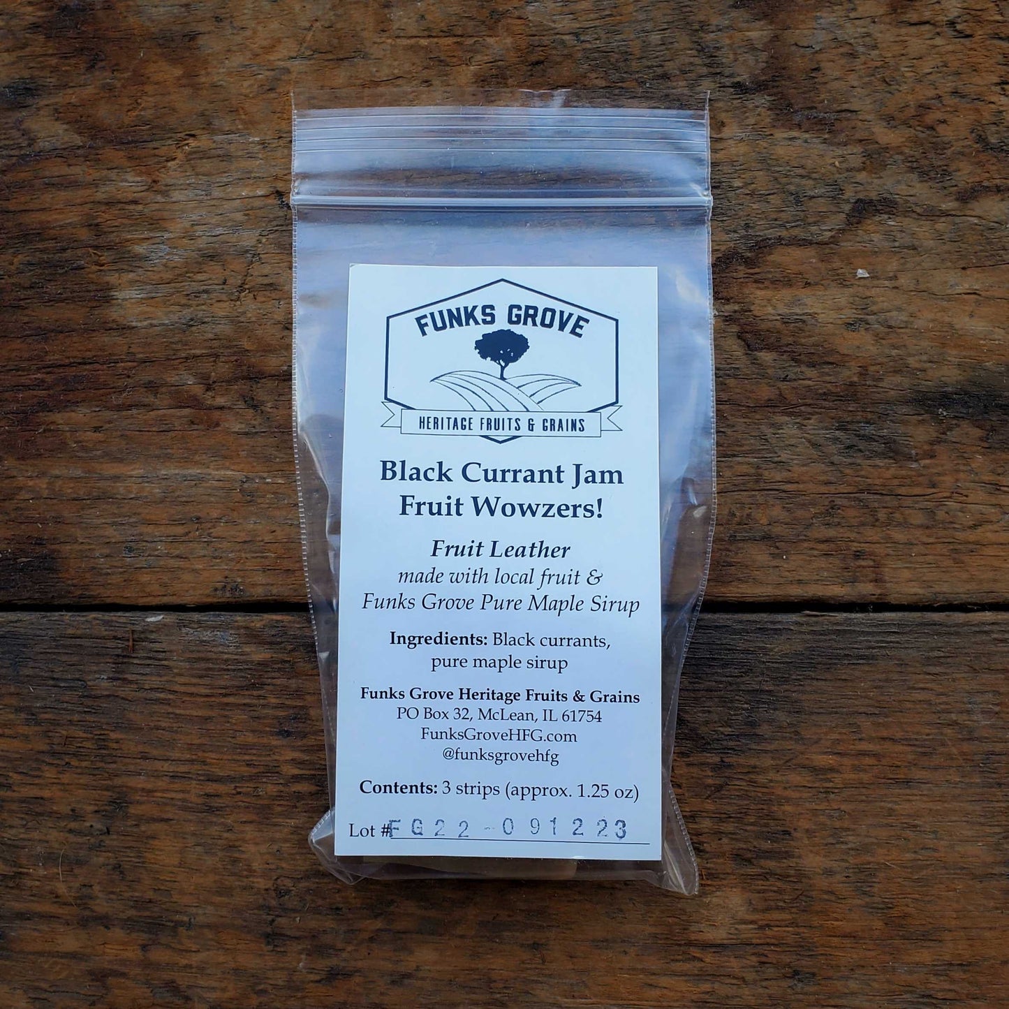 Black Currant Jam Fruit Wowzer - 1 oz