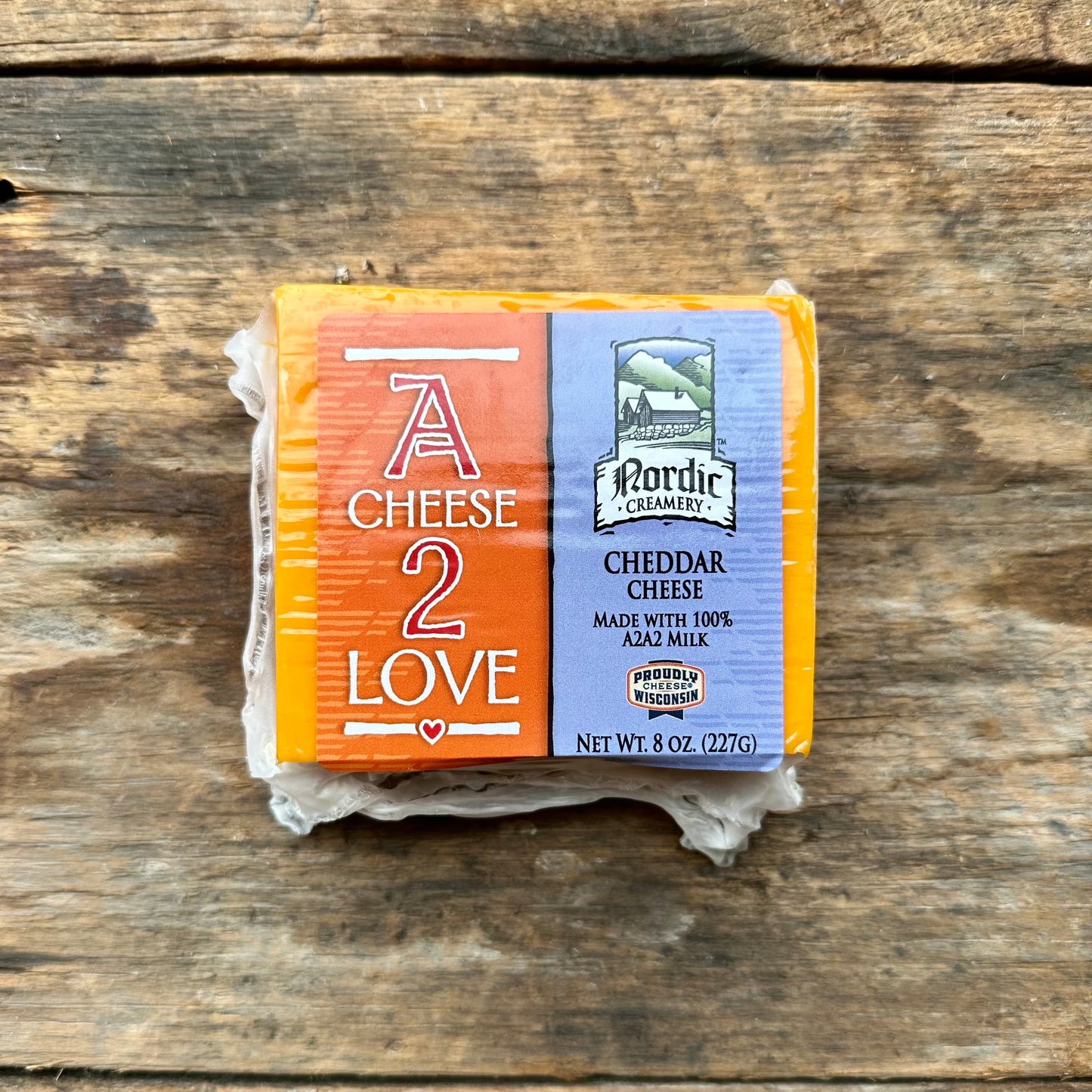 A Cheese 2 Love-Cheddar-100% A2/A2 Milk