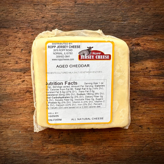 Ropp Aged Cheddar Cheese - .5 lb