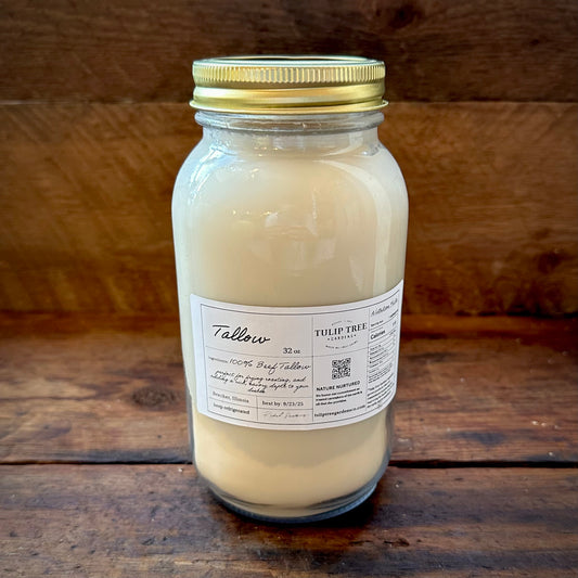 Grass-fed Beef Tallow - 32 oz