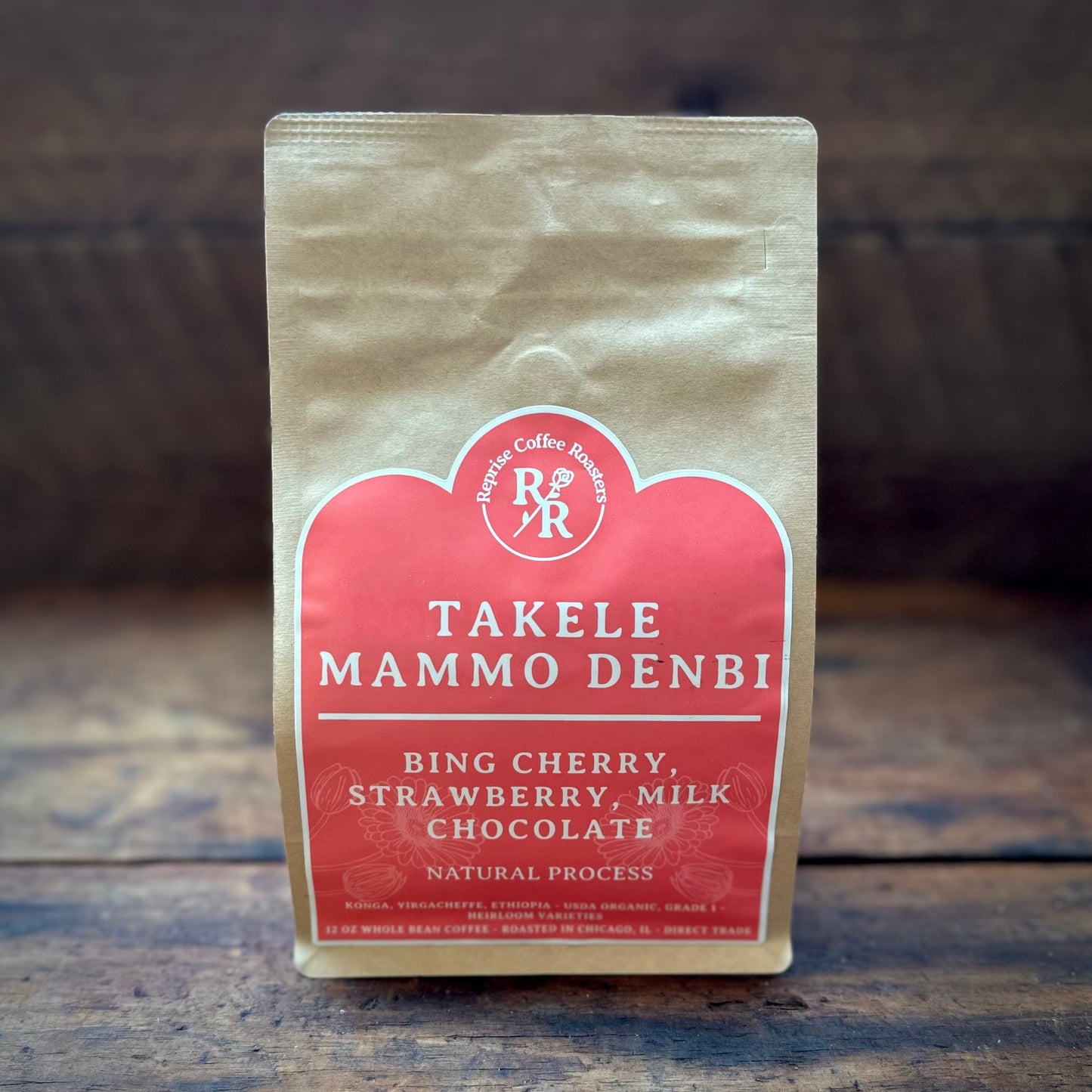 Takele Mammo Denbi Organic Coffee Beans - 12 oz