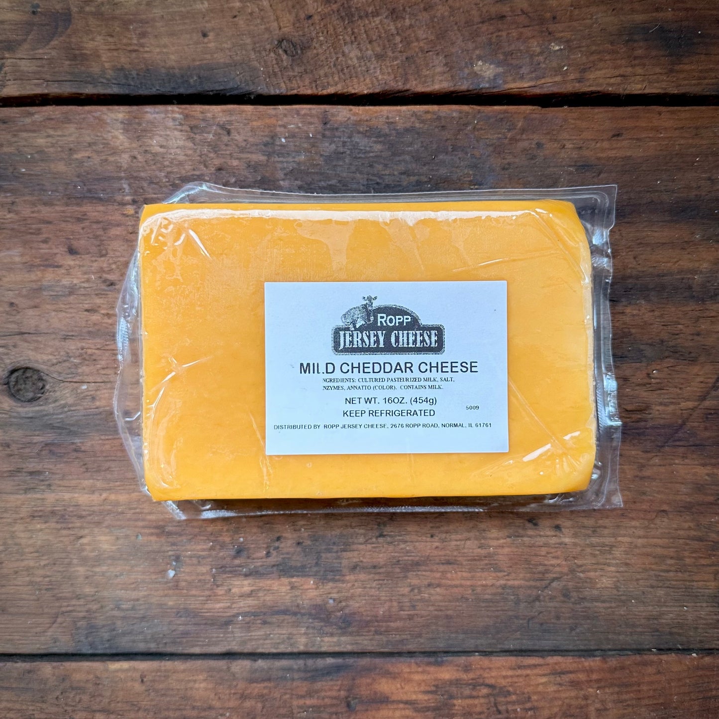 Ropp Mild Cheddar Cheese - 1 lb