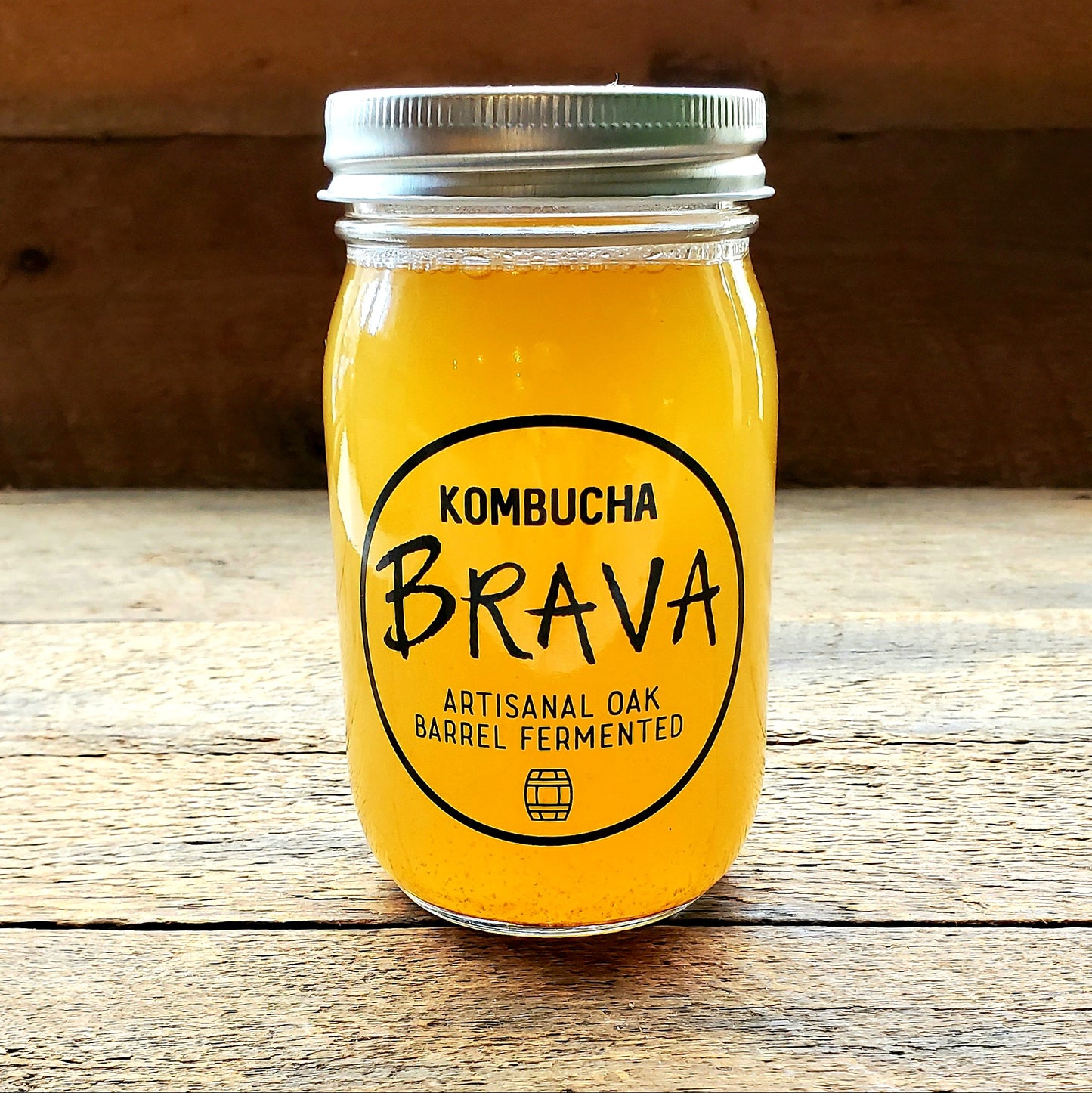 Apple Carrot Ginger Kombucha - 16oz