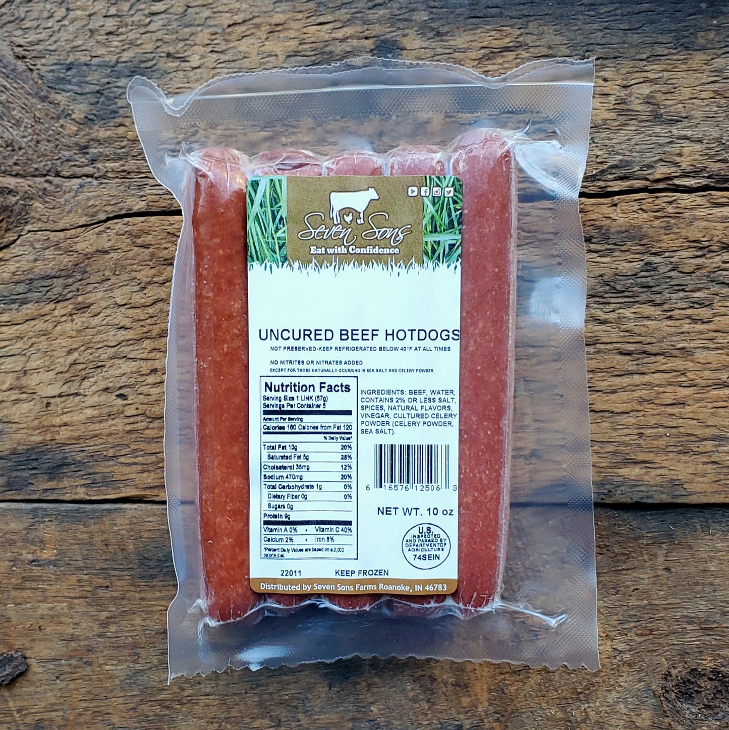 All Beef Hot Dogs - 10 oz