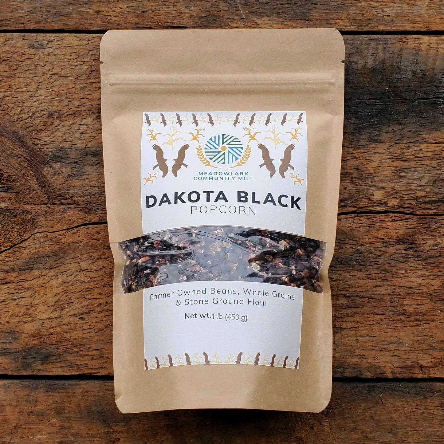Meadowlark Organics Dakota Black Popcorn - Wholesale Case