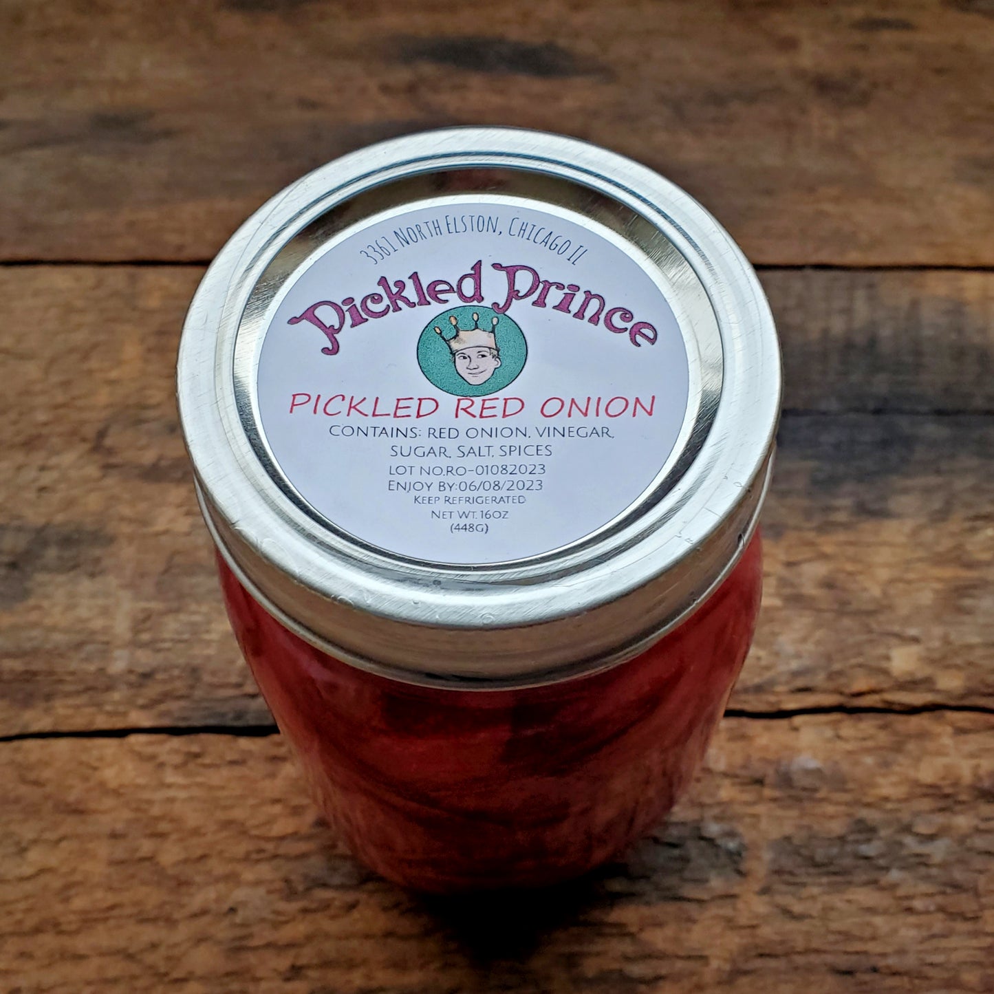 Pickled Red Onion - 16 oz