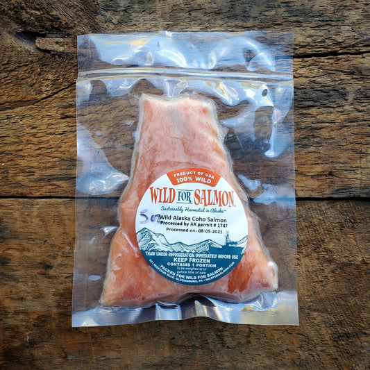 Frozen Wild Alaskan Coho Salmon (skin on, pin-bones in)